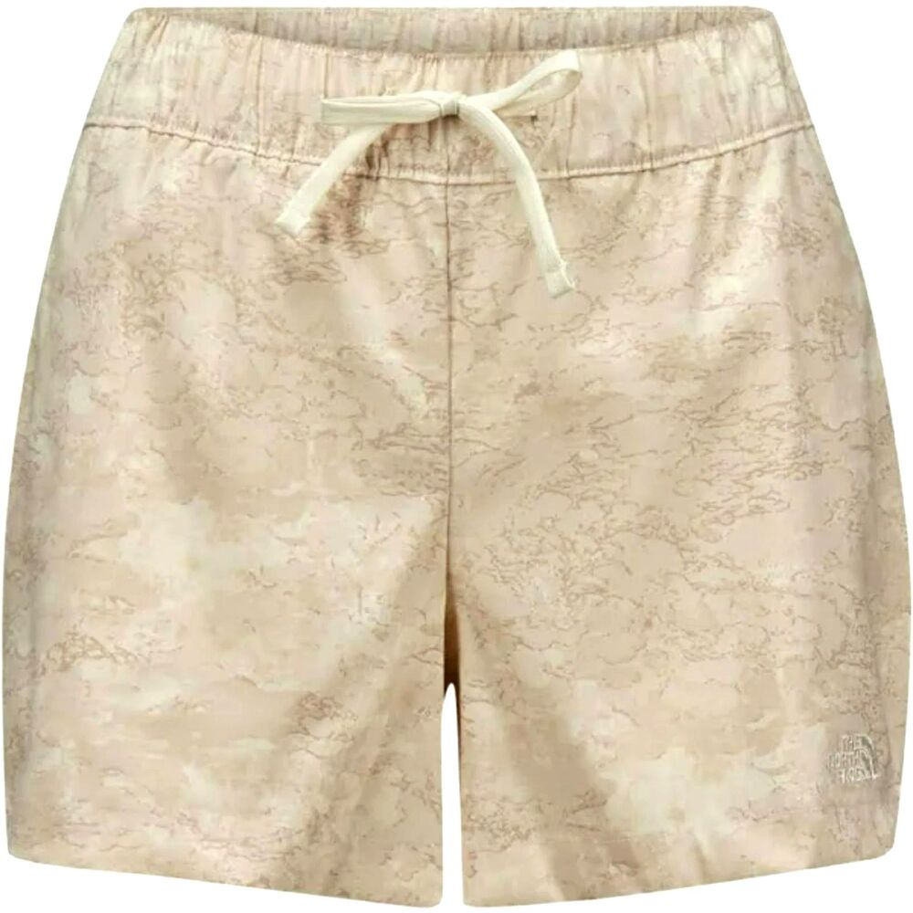 The North Face Class V Shorts FlashDry Tan Cloud Camo 4" Inseam Pull On Medium